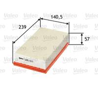 Filtro aria Cartuccia filtro 585071 VALEO per CITROËN PEUGEOT RENAULT NISSAN
