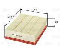 Filtro aria Cartuccia filtro 585094 VALEO per AUDI VW SKODA