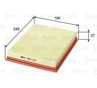 Filtro aria Cartuccia filtro 585127 VALEO per FIAT PALIO Weekend STRADA Pick-up