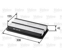 Filtro aria Cartuccia filtro 585128 VALEO per TOYOTA PONTIAC LEXUS
