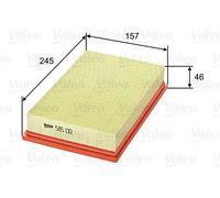 Filtro aria Cartuccia filtro 585132 VALEO per SUZUKI OPEL