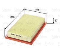 Filtro aria Cartuccia filtro 585141 VALEO per FIAT PIAGGIO DAIHATSU