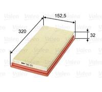Filtro aria Cartuccia filtro 585155 VALEO per FIAT 500 500 C PANDA