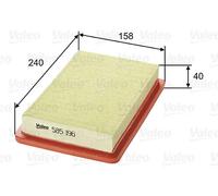 Filtro aria Cartuccia filtro 585196 VALEO per MAZDA 323 F V 323 S V 323 P V