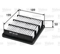 Filtro aria Cartuccia filtro 585200 VALEO per KIA HYUNDAI