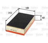 VALEO Filtro aria compatibile con VW 585204