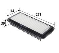 Filtro aria Cartuccia filtro 585210 VALEO per KIA PICANTO I