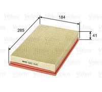 Filtro aria Cartuccia filtro 585220 VALEO per OPEL SAAB VOLVO