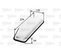 Filtro aria Cartuccia filtro 585240 VALEO per TOYOTA RAV 4 II PREVIA II