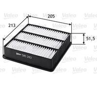 Filtro aria Cartuccia filtro 585243 VALEO per MITSUBISHI HONDA PROTON
