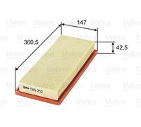 Filtro aria Cartuccia filtro 585252 VALEO per MINI PEUGEOT CITROËN