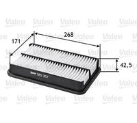 Filtro aria Cartuccia filtro 585257 VALEO per TOYOTA MAZDA