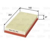 Filtro aria Cartuccia filtro 585268 VALEO per SUZUKI SUBARU