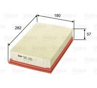 Filtro aria Cartuccia filtro 585286 VALEO per NISSAN PATHFINDER III NP300 PICKUP