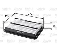 Filtro aria Cartuccia filtro 585388 VALEO per KIA HYUNDAI