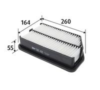 VALEO Filtro Aria 585425 KIA,HYUNDAI,SPORTAGE (SL),CARENS IV,ix35 (LM, EL, ELH),i40 CW (VF),i40 (VF)