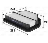 Filtro aria Cartuccia filtro 585461 VALEO per OPEL CHEVROLET