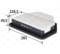 VALEO Filtro aria compatibile con OPEL VAUXHALL CHEVROLET 585464