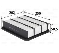 Filtro aria Cartuccia filtro 585473 VALEO per MAZDA 3 Tre volumi 6 Familiare 3