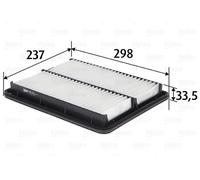 Filtro aria Cartuccia filtro 585478 VALEO per KIA SORENTO I SORENTO I VAN