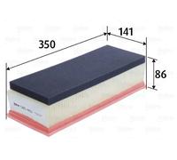 Filtro aria Cartuccia filtro 585482 VALEO per CITROËN PEUGEOT