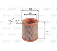 Filtro aria Cartuccia filtro 585602 VALEO per CITROËN PEUGEOT MEGA
