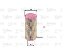 VALEO 585624 Filtro aria Filtri motore elevati proprietà di filtrazione, durevolezza, applicazione facile e precisa