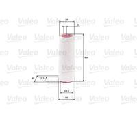 VALEO 585625 Filtro aria Filtri motore elevati proprietà di filtrazione, durevolezza, applicazione facile e precisa