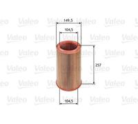 Filtro aria Cartuccia filtro 585639 VALEO per FIAT ALFA ROMEO LANCIA