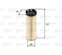 Filtro aria Cartuccia filtro 585668 VALEO per MERCEDES-BENZ CLASSE C T-Model