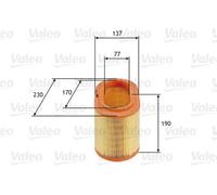 Filtro aria Cartuccia filtro 585690 VALEO per HYUNDAI H-1 / STAREX Autobus