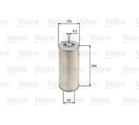 Filtro aria Cartuccia filtro 585703 VALEO per VW NISSAN