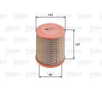 Filtro aria Cartuccia filtro 585726 VALEO per CHRYSLER NEON II