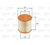 Filtro aria Cartuccia filtro 585740 VALEO per NISSAN CABSTAR NT400 CABSTAR