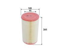 Filtro aria Cartuccia filtro 585761 VALEO per FIAT LANCIA