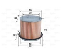 Filtro aria Cartuccia filtro 585764 VALEO per MITSUBISHI HYUNDAI KIA
