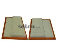 Filtro aria Cartuccia filtro A1327-2 PURFLUX per MERCEDES-BENZ CLASSE E CLK CLS