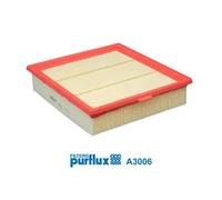 Filtro aria Cartuccia filtro A3006 PURFLUX per ISUZU D-MAX II