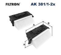 Filtro aria Cartuccia filtro AK 381/1-2x FILTRON per MERCEDES-BENZ CLASSE E CLS