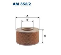 Filtro aria Cartuccia filtro AM 352/2 FILTRON per TOYOTA HILUX VI Pick-up