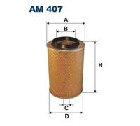Filtro aria Cartuccia filtro AM 407 FILTRON per MERCEDES-BENZ MB Autobus