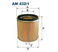 Filtro aria Cartuccia filtro AM 432/1 FILTRON per DAIHATSU FEROZA Soft Top