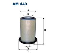 Filtro aria Cartuccia filtro AM 449 FILTRON per SCANIA 3 - series 2 - series