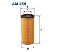 Filtro aria Cartuccia filtro AM 454 FILTRON per NISSAN PATROL GR IV CABSTAR E