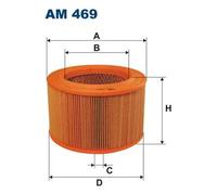 Filtro aria Cartuccia filtro AM 469 FILTRON per SUZUKI SJ413