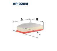 Filtro aria FILTRON AP 028/8