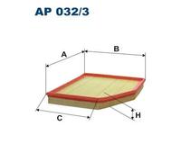 Filtro aria Cartuccia filtro AP 032/3 FILTRON per BMW 5 Touring 5 6 Cabriolet 6