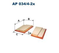 FILTRON AP 034/4-2x Aria - per AUTOVETTURE + VEICOLI COMMERCIALI