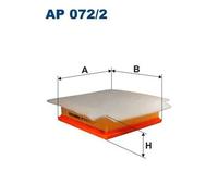 Filtro aria Cartuccia filtro AP 072/2 FILTRON per OPEL CORSA D Furgone/hatchback