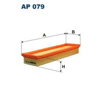 Filtro aria Cartuccia filtro AP 079 FILTRON per ARO RENAULT